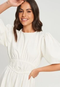 Tussah Prima- Jurk - White -Tussah 67e8dacd88154e35ab056d2d052cd3fb