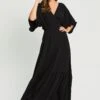 Tussah Eleanor - Maxi-Jurk - Black
