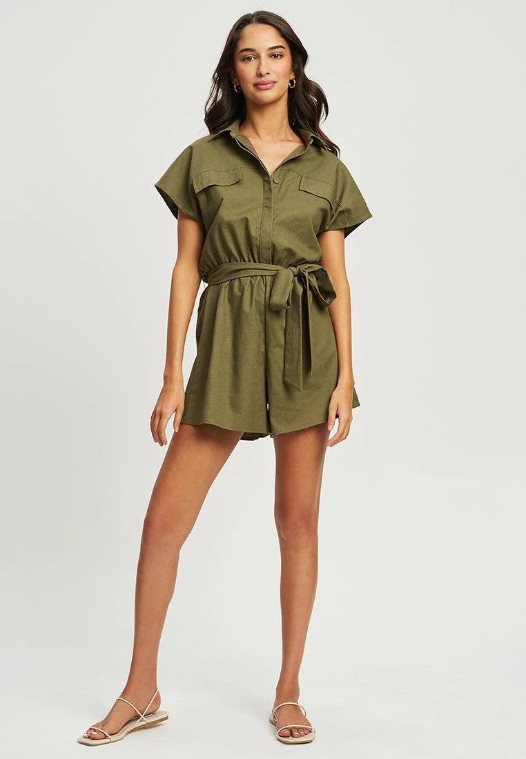 Tussah Lola Play - Jumpsuit - Khaki 2 Tussah Lola Play - Jumpsuit - Khaki - Afbeelding 2