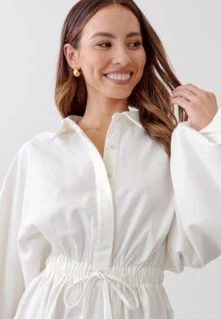 Tussah Adri- Blousejurk - White -Tussah 71d0f99866f344149acfc8ec1a4d8e59