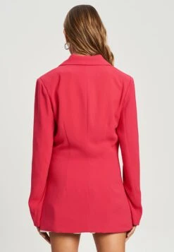 Tussah Liana - Halflange Jas - Hot Pink -Tussah 7258cec93df14fc6bca646f53ec99607