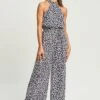 Tussah Sabrina- Jumpsuit - Navy Ditsy Floral