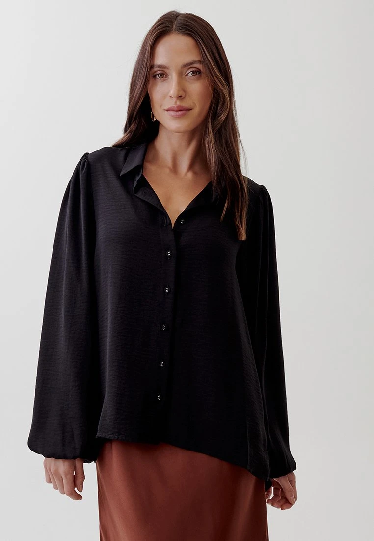 Tussah Nola - Overhemdblouse - Black 1 Tussah Nola - Overhemdblouse - Black