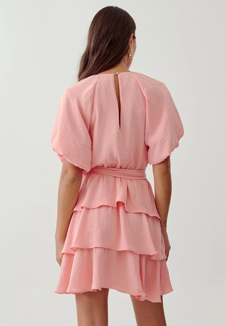 Tussah Mindy- Jurk - Peach 3 Tussah Mindy- Jurk - Peach - Afbeelding 3