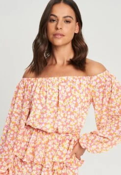 Tussah Lorelei Mini- Jurk - Aria FloralOrange And Pink 10 Tussah Lorelei Mini- Jurk - Aria FloralOrange And Pink -Tussah 7ed4ebcf801f4bf7a8613accef12fd0c