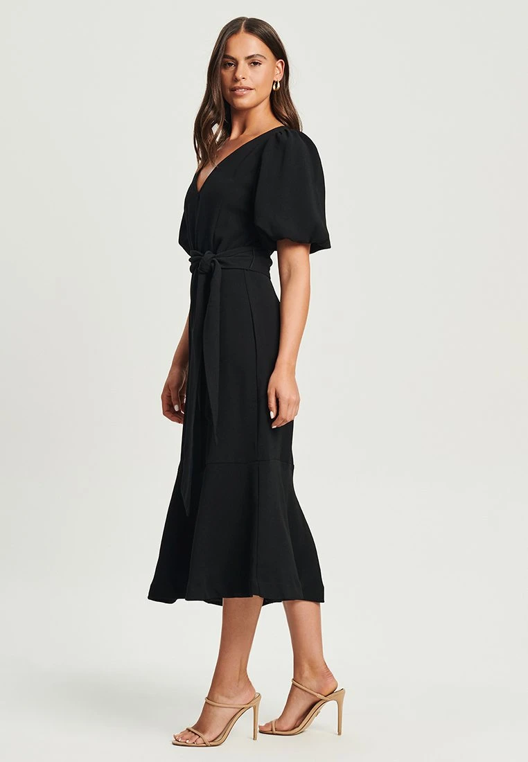 Tussah Gianna Midi - Jurk - Black 5 Tussah Gianna Midi - Jurk - Black - Afbeelding 5