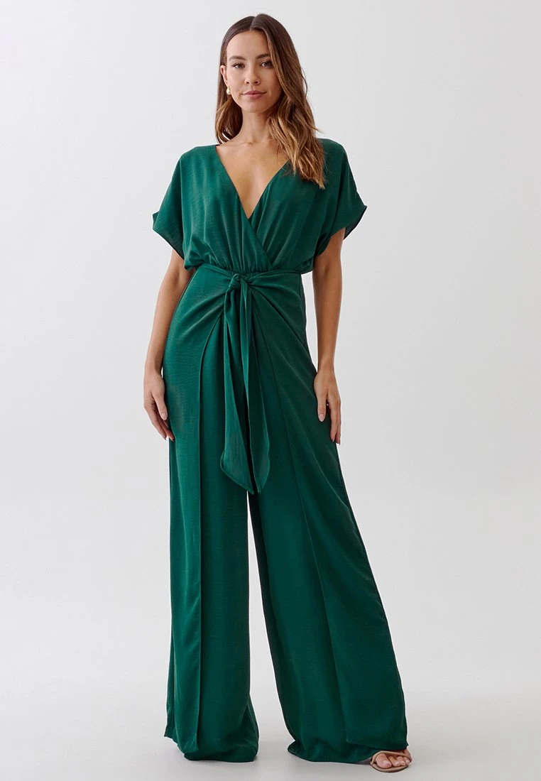Tussah Raven - Jumpsuit - Emerald 1 Tussah Raven - Jumpsuit - Emerald
