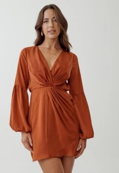 Tussah Emerie - Jurk - Copper