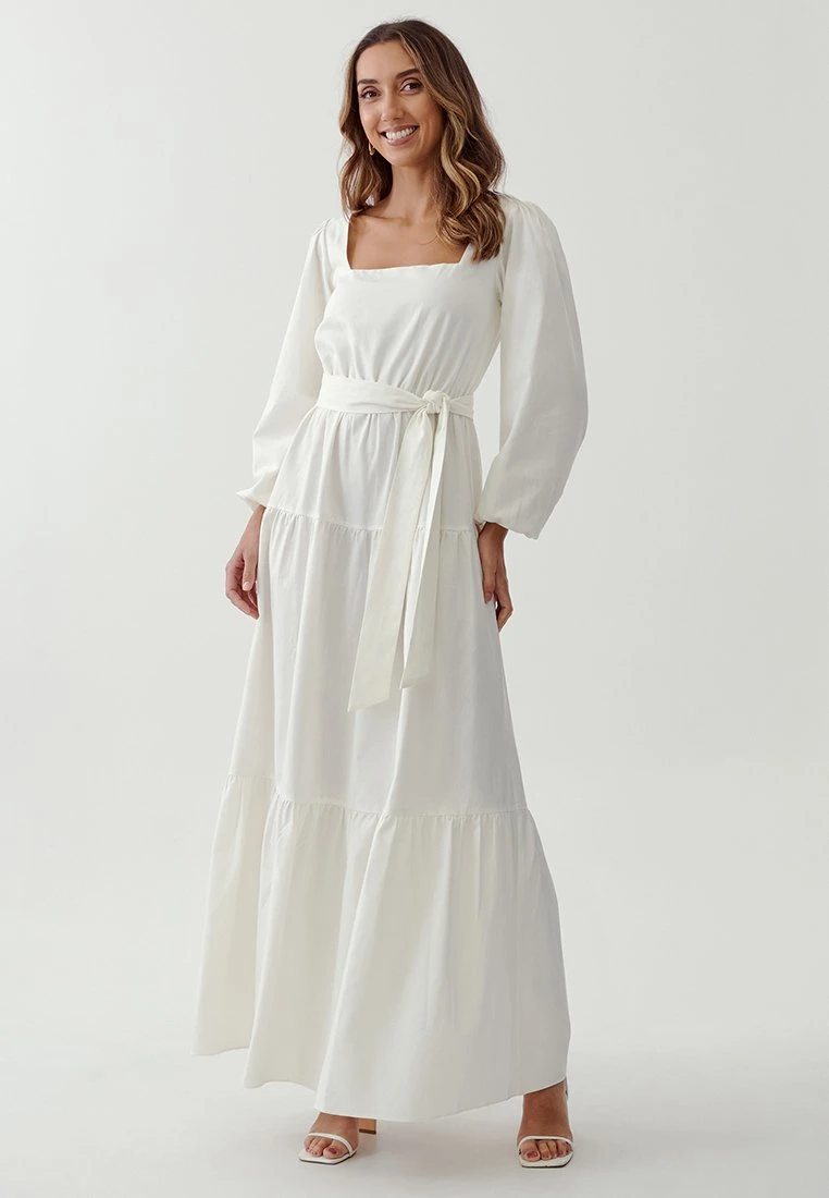 Tussah Amaia - Maxi-Jurk - White 2 Tussah Amaia - Maxi-Jurk - White - Afbeelding 2