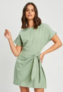 Tussah Corina- Jurk - Sage Green