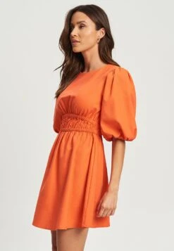Tussah Prima Mini - Jurk - Tangerine -Tussah 920d22a82a79426ead0358f7d2244620