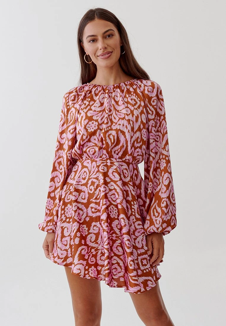 Tussah Imani Mini - Jurk - Abstract Blur 1 Tussah Imani Mini - Jurk - Abstract Blur