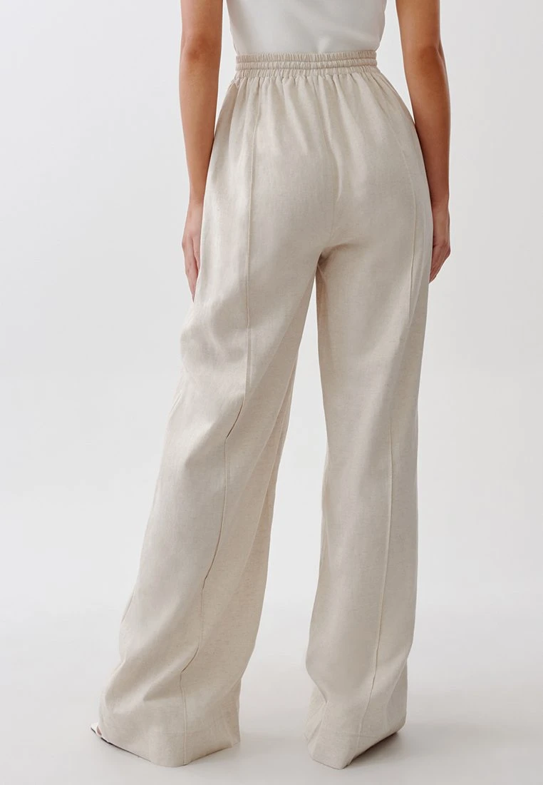 Tussah Andrea - Broek - Natural 3 Tussah Andrea - Broek - Natural - Afbeelding 3