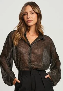 Tussah Selena - Overhemdblouse - Plisse Gold Metallic