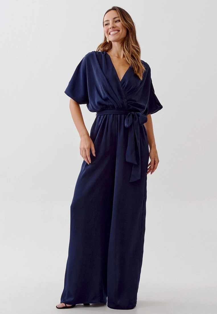 Tussah Seline - Jumpsuit - Navy Blue 2 Tussah Seline - Jumpsuit - Navy Blue - Afbeelding 2