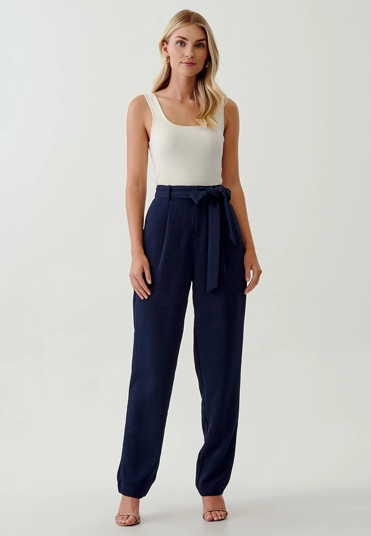 Tussah Alana- Broek - Navy Blue 2 Tussah Alana- Broek - Navy Blue - Afbeelding 2