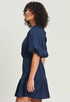 Tussah Atkin - Jurk - Navy Blue -Tussah 9dc7f8fd43914e3ca7c5b51b49223b24