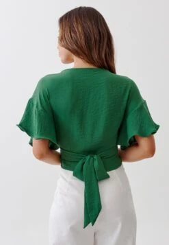 Tussah Bali - Blouse - Green -Tussah a04d8ca50a8c406c936c4ad630bb59ec