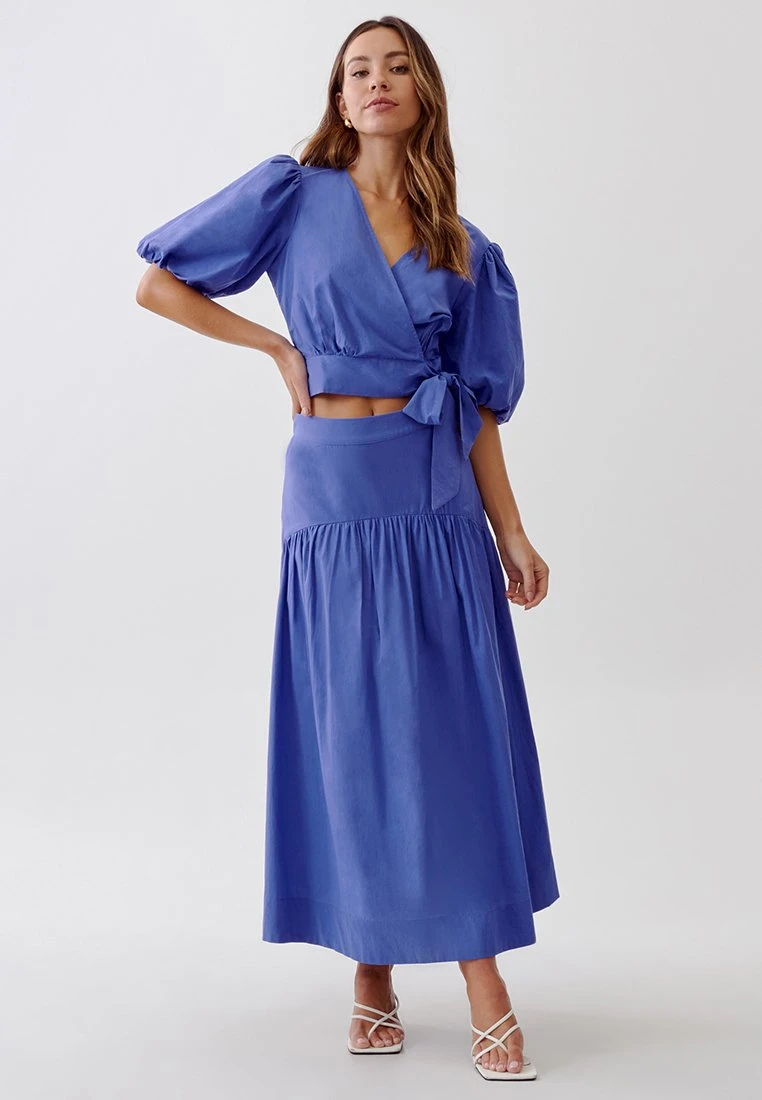 Tussah Kathryn- Blouse - Cobalt Blue 2 Tussah Kathryn- Blouse - Cobalt Blue - Afbeelding 2