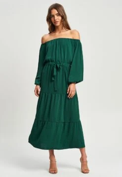 Tussah Loni- Jurk - Emerald