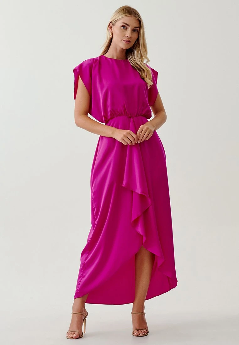 Tussah Madilyn - Maxi-Jurk - Hot Pink 1 Tussah Madilyn - Maxi-Jurk - Hot Pink