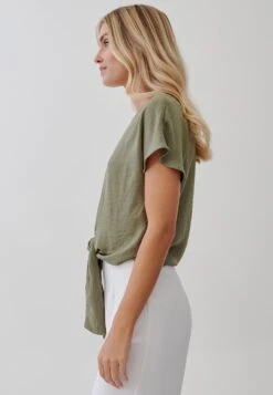 Tussah Orana- Blouse - Khaki -Tussah a8a3cdbe513544e2b8cc3c4f2e603c60