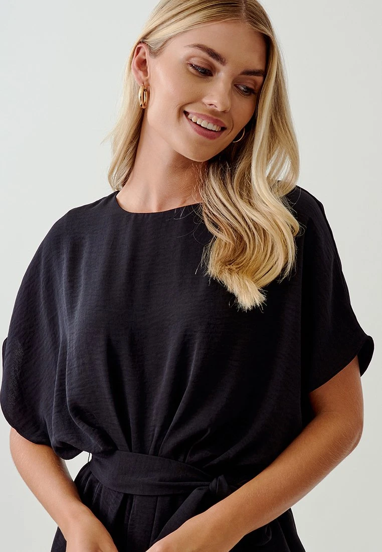 Tussah Elina Midi- Jurk - Black 5 Tussah Elina Midi- Jurk - Black - Afbeelding 5