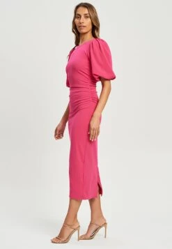 Tussah Verali- Etui-Jurk - Hot Pink -Tussah af3134c187a9497097abd219bfce6036