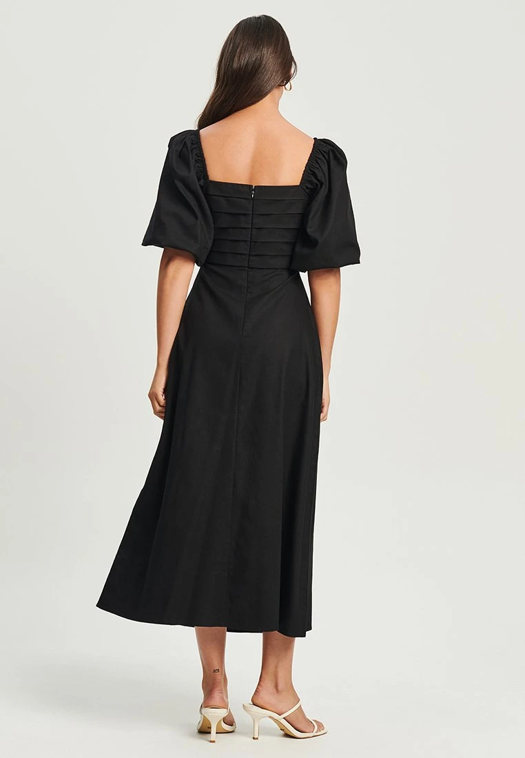 Tussah Rosanna- Jurk - Black 4 Tussah Rosanna- Jurk - Black - Afbeelding 4