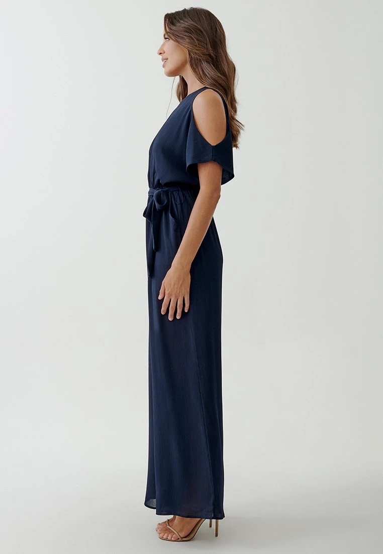Tussah Luella- Jumpsuit - Navy Blue 5 Tussah Luella- Jumpsuit - Navy Blue - Afbeelding 5