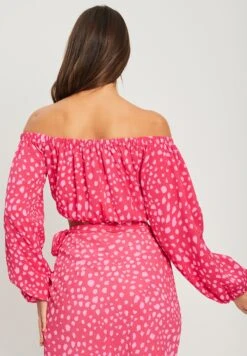 Tussah Loni - Blouse - Tanzania Spot Hot Pink -Tussah bc64f15585724f06919790e543e60793