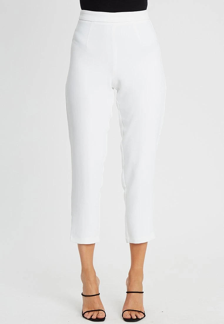 Tussah Samira - Broek - Ivory 1 Tussah Samira - Broek - Ivory