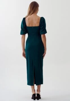 Tussah Natara Midi- Jurk - Emerald -Tussah c371dd349a51468c98c5d232509553b3