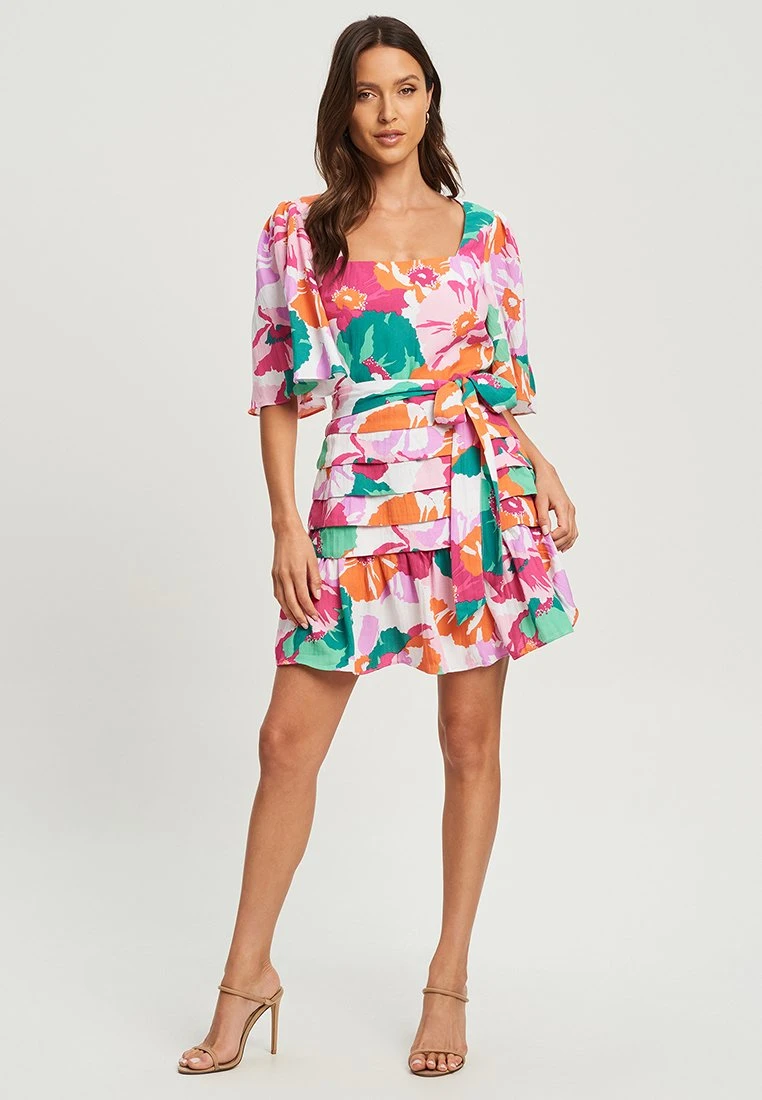 Tussah Lee - Jurk - Large Flora 2 Tussah Lee - Jurk - Large Flora - Afbeelding 2