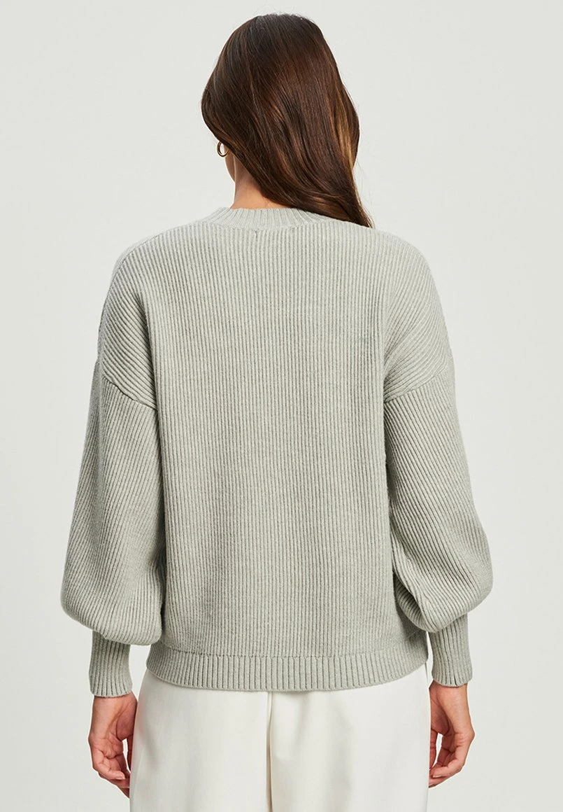 Tussah Zariah - Trui - Light Grey 3 Tussah Zariah - Trui - Light Grey - Afbeelding 3