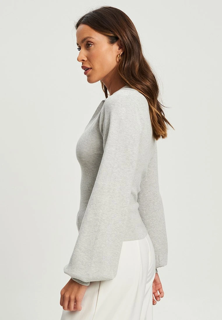 Tussah Blaire - Longsleeve - Light Grey 4 Tussah Blaire - Longsleeve - Light Grey - Afbeelding 4