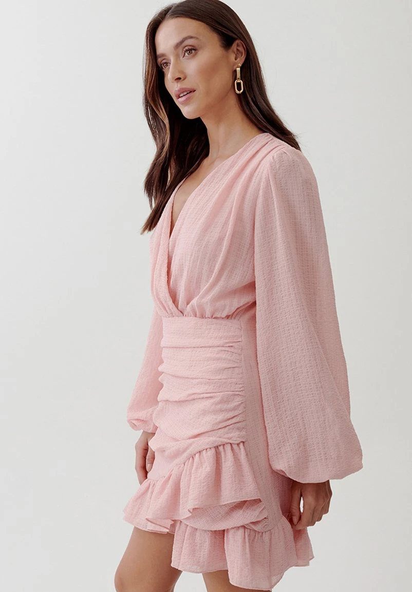 Tussah Trisha Mini- Jurk - Pink 5 Tussah Trisha Mini- Jurk - Pink - Afbeelding 5