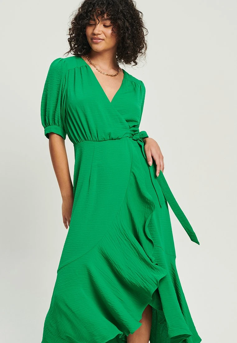 Tussah Elena Wrap- Maxi-Jurk - Green 5 Tussah Elena Wrap- Maxi-Jurk - Green - Afbeelding 5