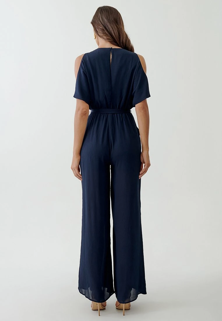 Tussah Luella- Jumpsuit - Navy Blue 3 Tussah Luella- Jumpsuit - Navy Blue - Afbeelding 3