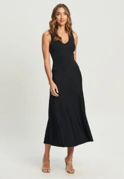 Tussah Emilie - Gebreide Jurk - Black