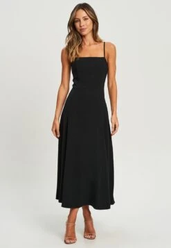 Tussah Amal - Jurk - Black