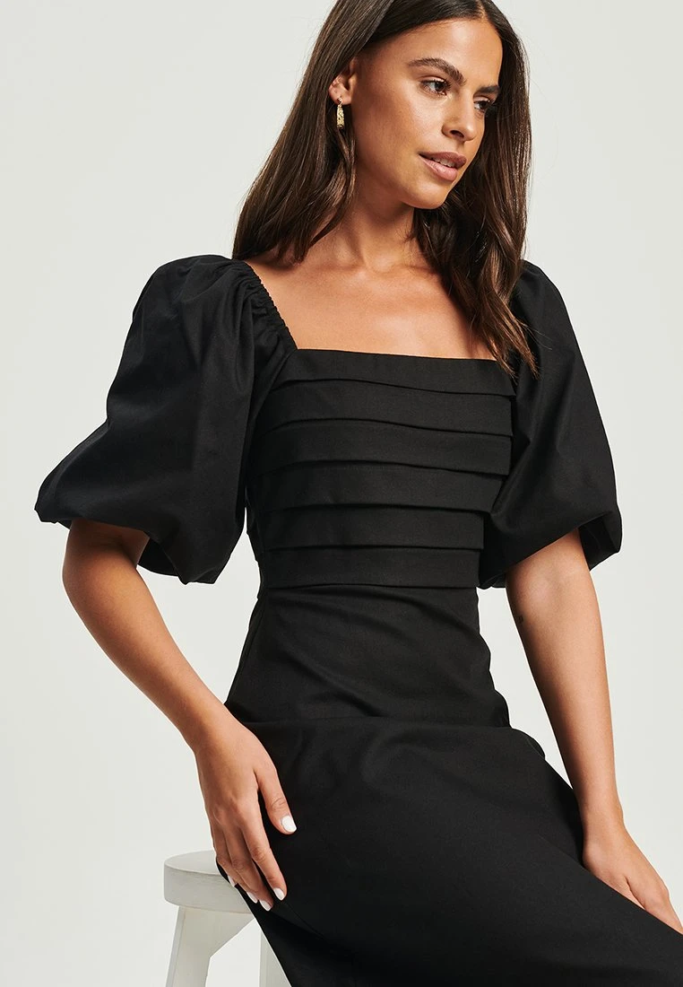 Tussah Rosanna- Jurk - Black 5 Tussah Rosanna- Jurk - Black - Afbeelding 5