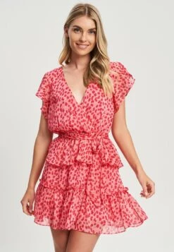 Tussah Amora Mini - Jurk - Pink Roses