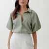 Tussah Fiona - Overhemdblouse - Sage Green