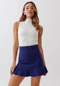 Tussah Lidia - Minirok - Navy Blue