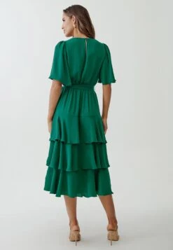 Tussah Quinn Midi - Jurk - Emerald -Tussah cccb6875c2f441a6b016c80e28083590