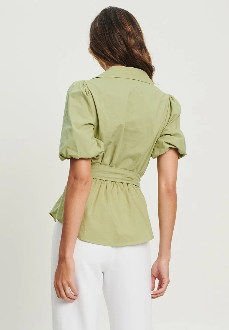 Tussah Wren- Blouse - Sage Green 3 Tussah Wren- Blouse - Sage Green - Afbeelding 3