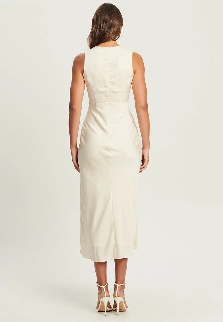 Tussah Summer- Etui-Jurk - Ivory 3 Tussah Summer- Etui-Jurk - Ivory - Afbeelding 3
