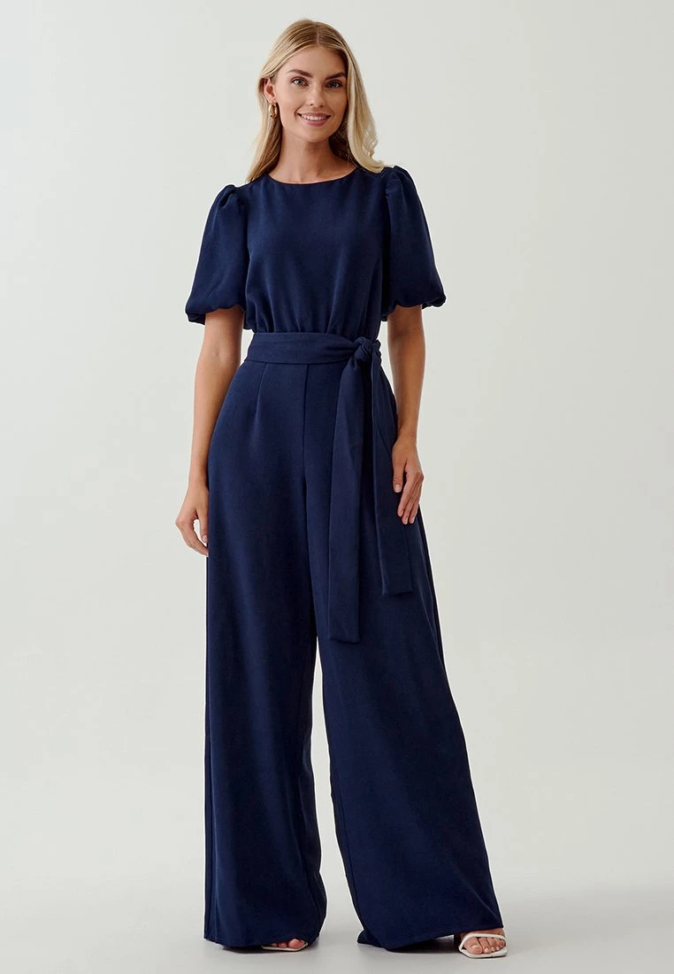 Tussah Lyla- Jumpsuit - Navy Blue 2 Tussah Lyla- Jumpsuit - Navy Blue - Afbeelding 2