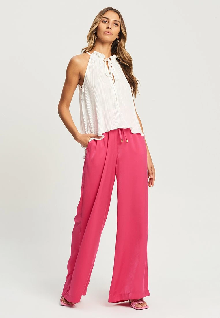 Tussah Vera - Broek - Hot Pink 2 Tussah Vera - Broek - Hot Pink - Afbeelding 2
